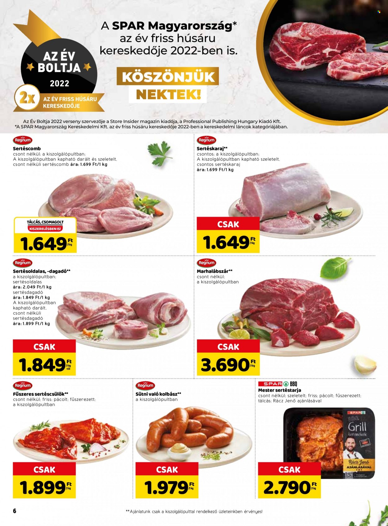 SPAR akciós újságok - 2022.09.01 - 2022.09.07. Oldal 10