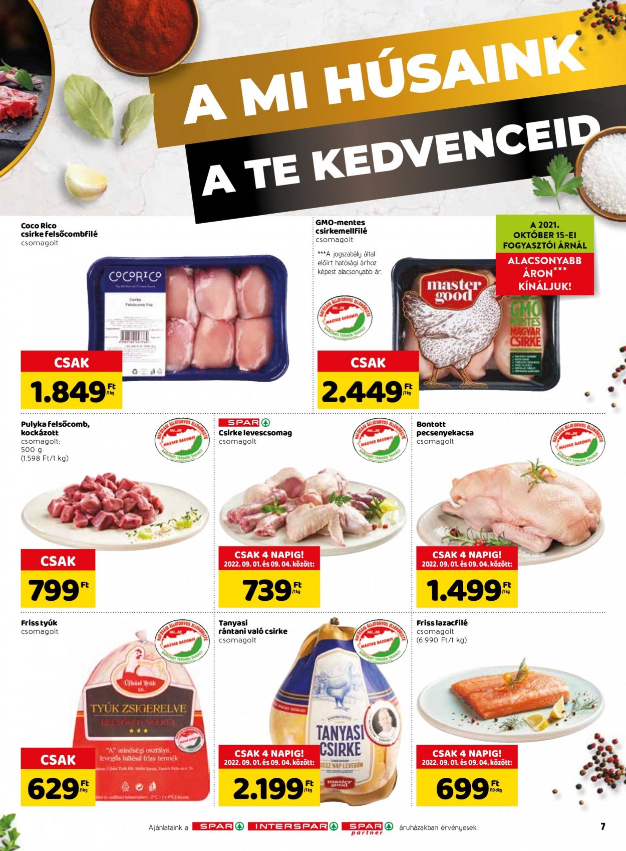 SPAR akciós újságok - 2022.09.01 - 2022.09.07. Oldal 11