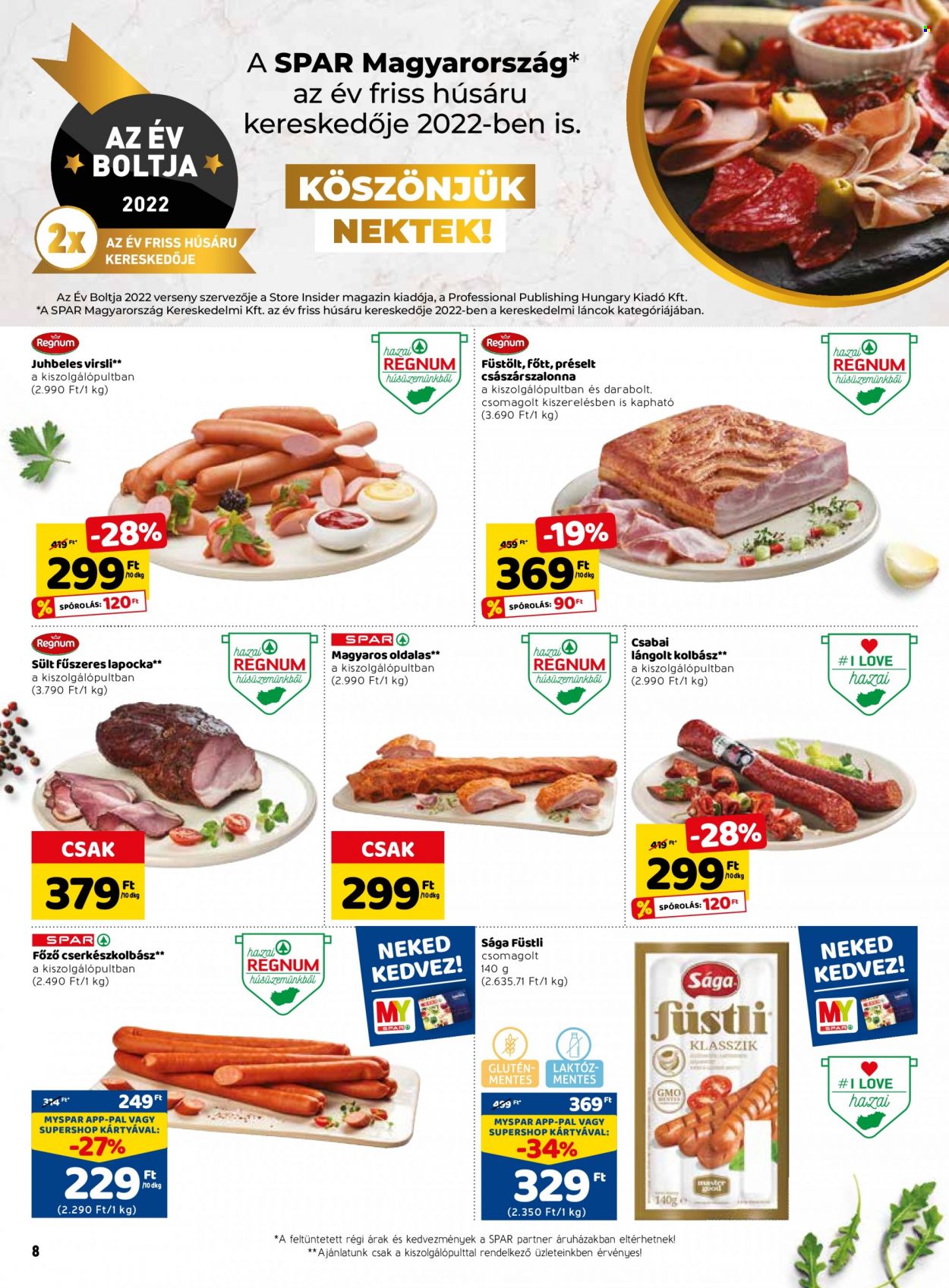 SPAR akciós újságok - 2022.09.01 - 2022.09.07. Oldal 12