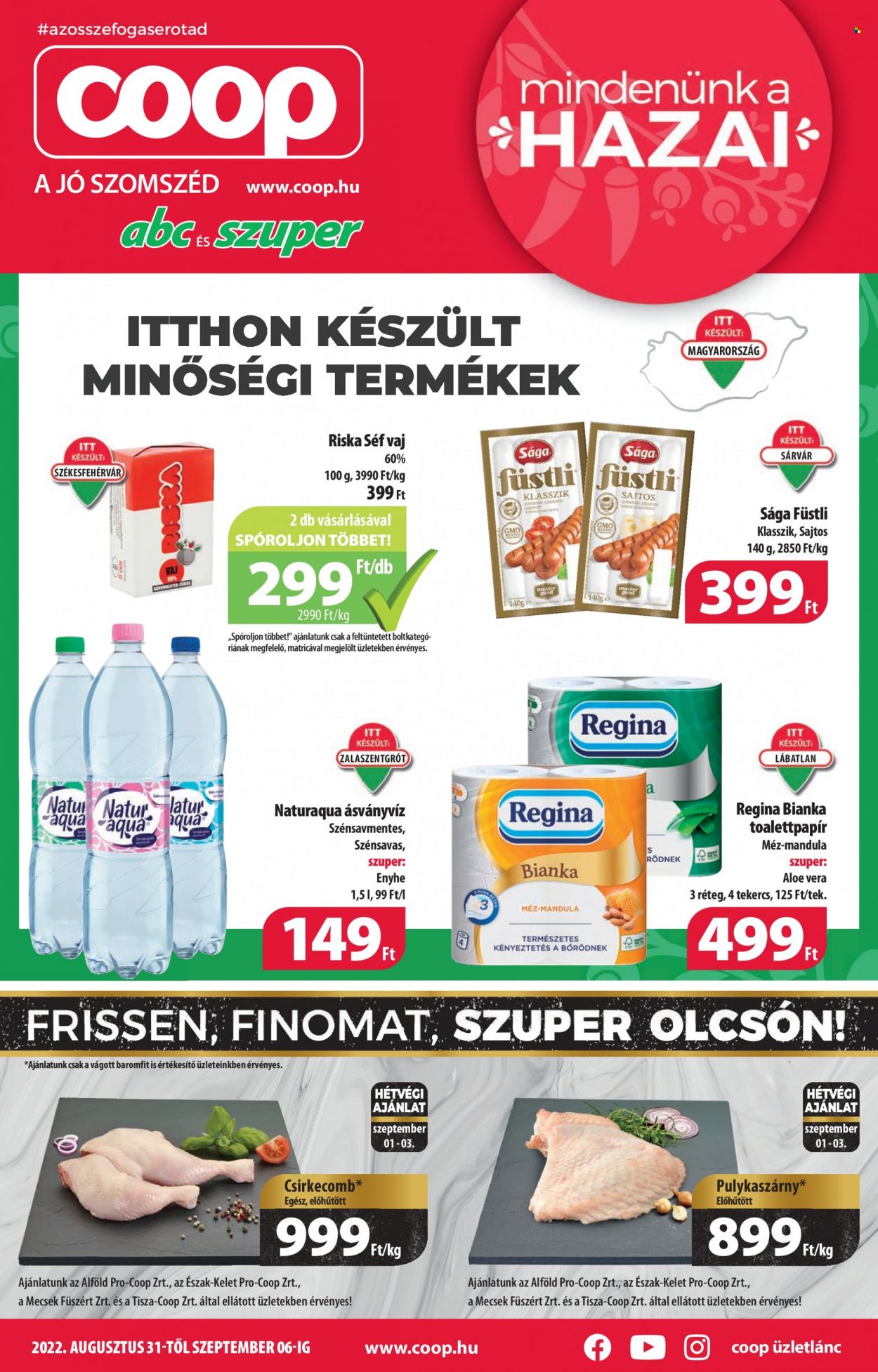 Coop akciós újságok - 2022.08.31 - 2022.09.06. Oldal 1