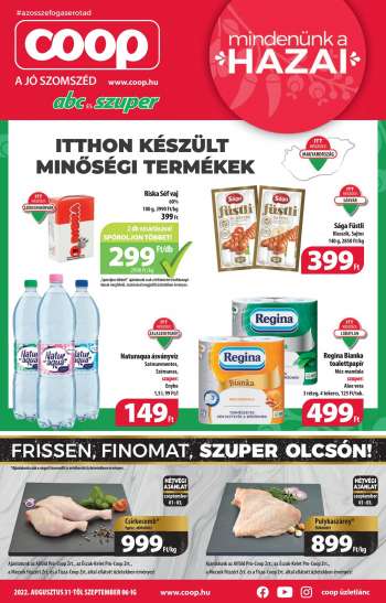 Újság Coop - 2022.08.31 - 2022.09.06.