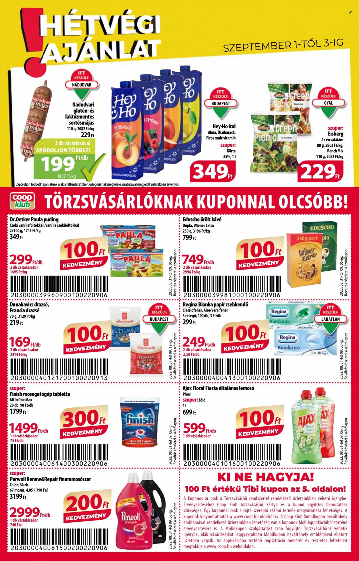 Coop akciós újságok - 2022.08.31 - 2022.09.06. Oldal 8