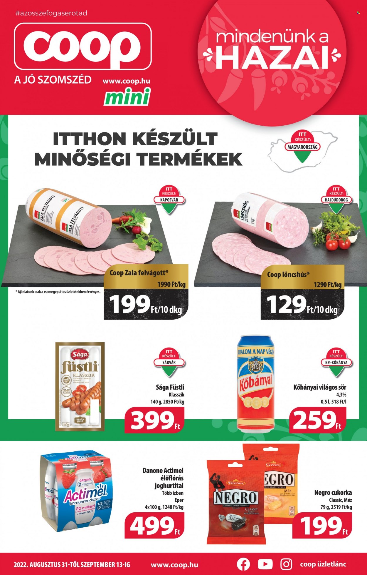 Coop akciós újságok - 2022.08.31 - 2022.09.13. Oldal 1