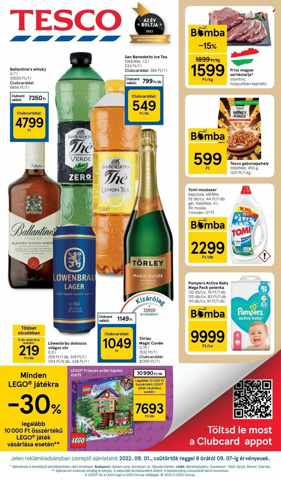 TESCO akciós újságok - 2022.09.01 - 2022.09.07. Oldal 1