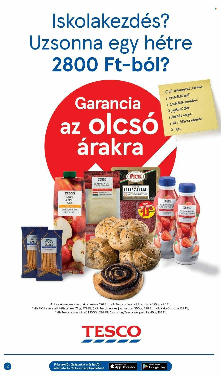 TESCO akciós újságok - 2022.09.01 - 2022.09.07. Oldal 2
