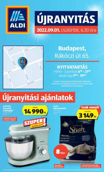 Újság Aldi - 2022.09.01 - 2022.09.03.