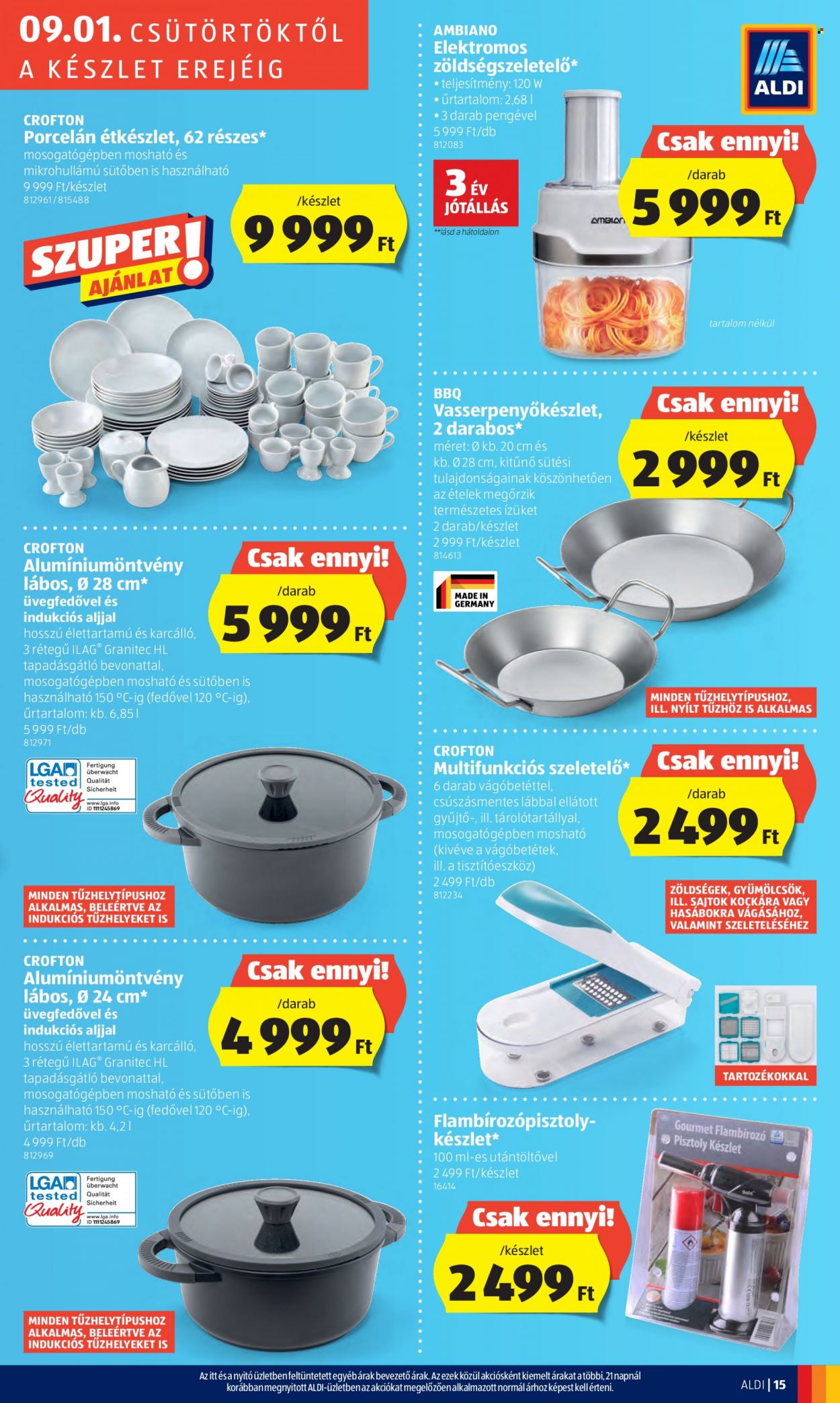 Aldi akciós újságok - 2022.09.01 - 2022.09.03. Oldal 15