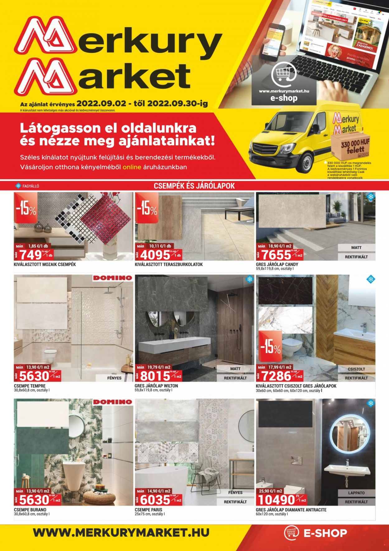 Merkury Market akciós újságok - 2022.09.02 - 2022.09.30. Oldal 1