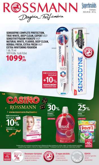 Újság Rossmann - 2022.09.05 - 2022.09.16.