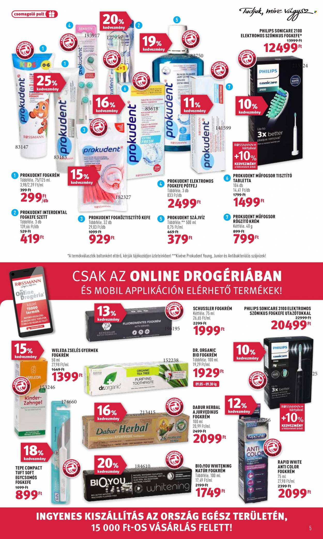 Rossmann akciós újságok - 2022.09.05 - 2022.09.16. Oldal 5