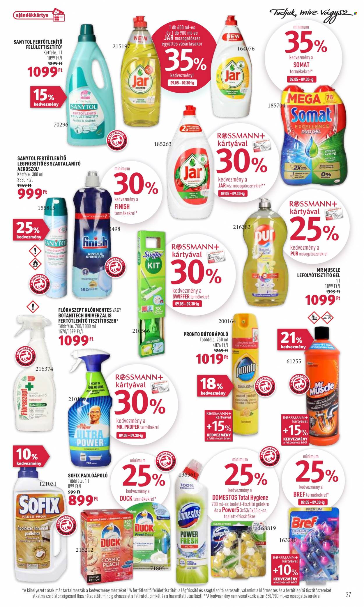 Rossmann akciós újságok - 2022.09.05 - 2022.09.16. Oldal 27