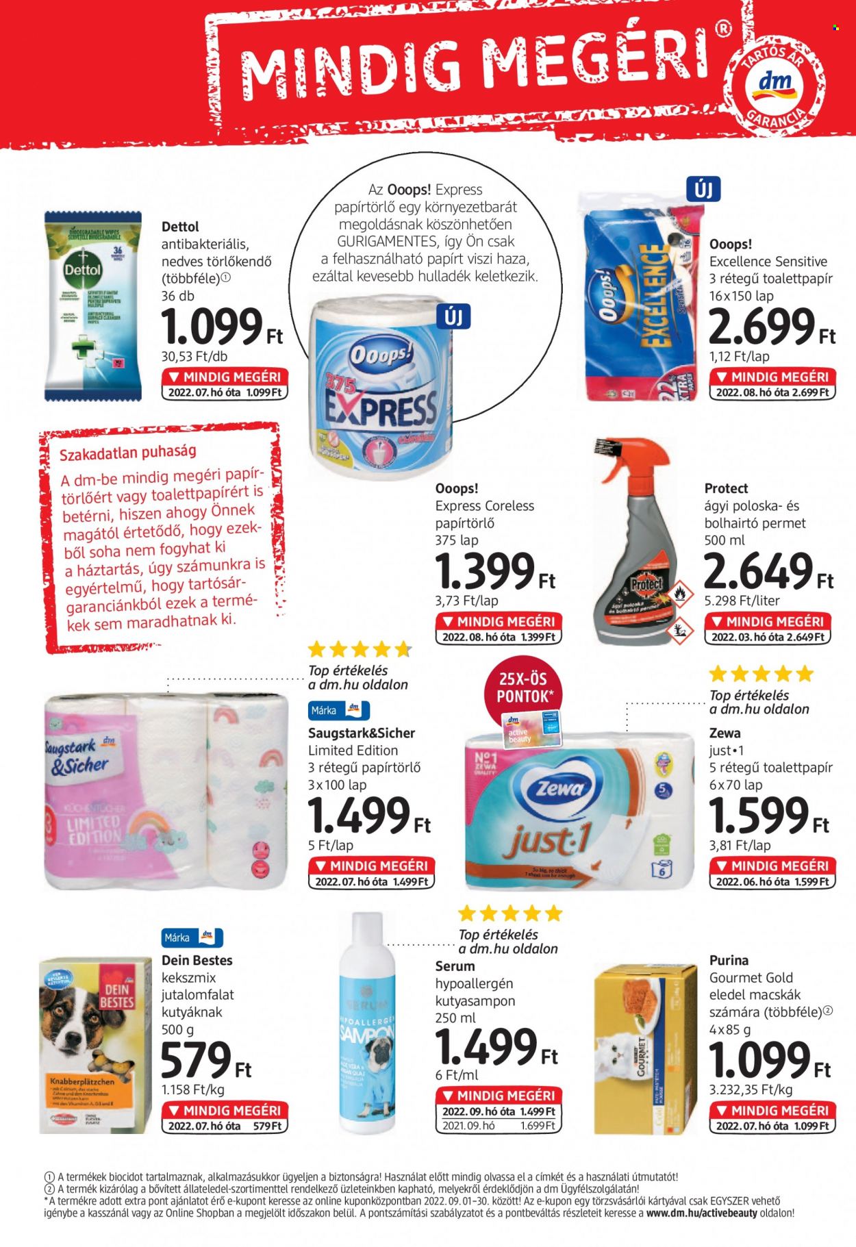 dm drogerie markt akciós újságok - 2022.09.01 - 2022.09.14. Oldal 22