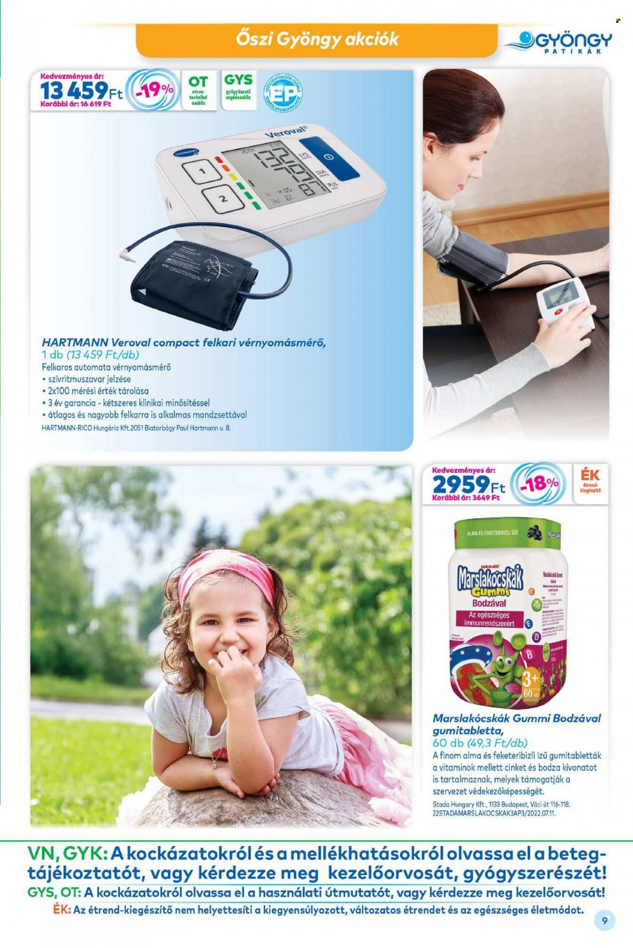 Gyöngy Patikák akciós újságok - 2022.09.01 - 2022.09.30. Oldal 9