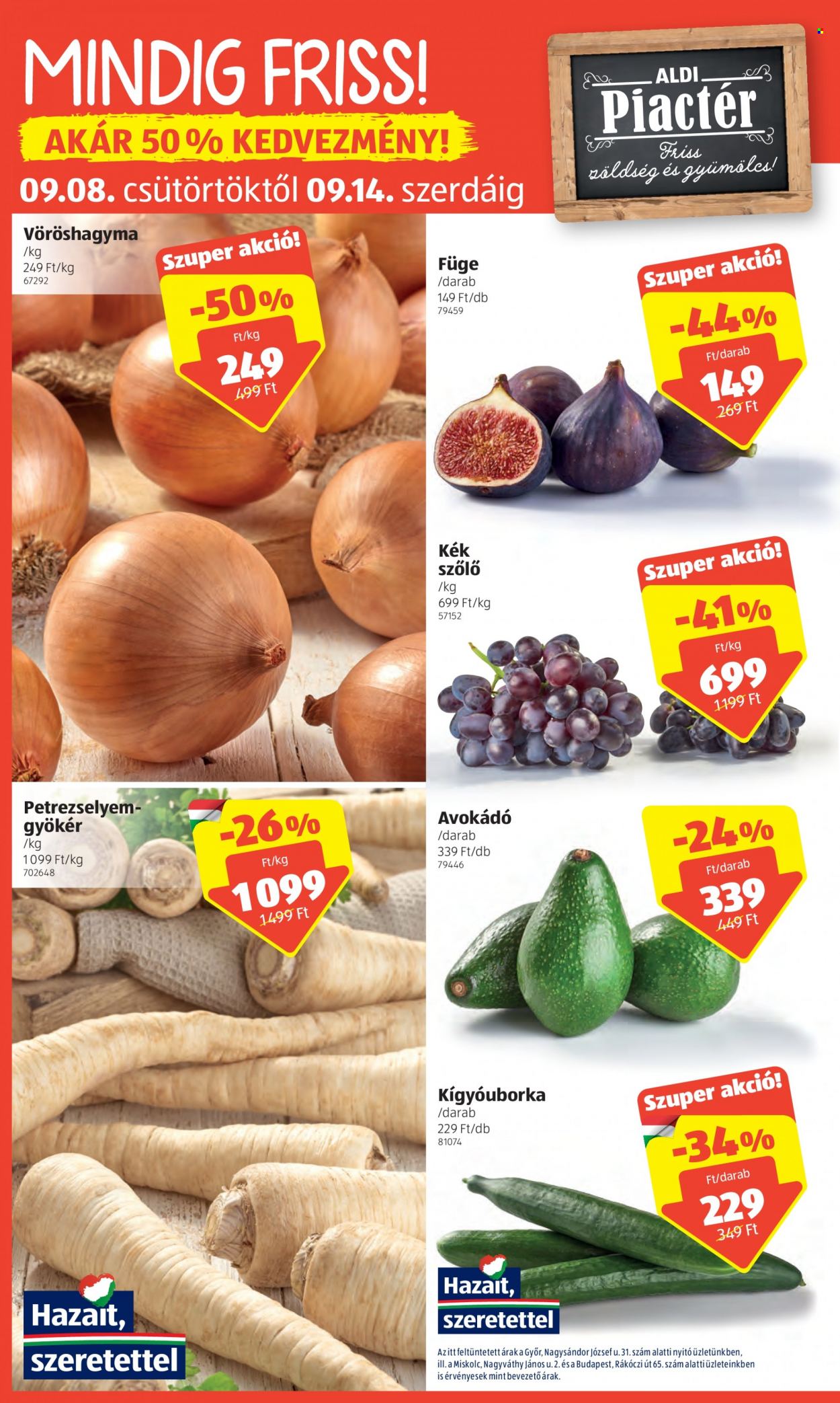 Aldi akciós újságok - 2022.09.08 - 2022.09.14. Oldal 2
