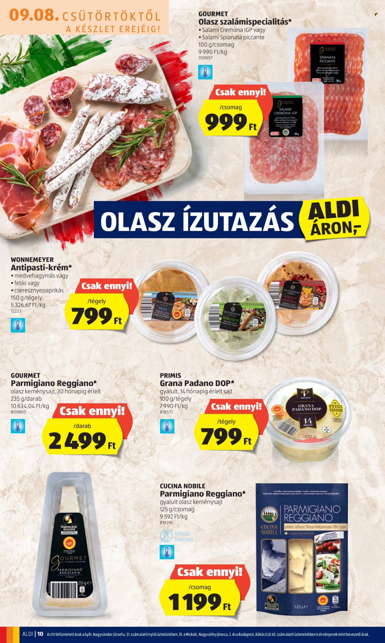 Aldi akciós újságok - 2022.09.08 - 2022.09.14. Oldal 10