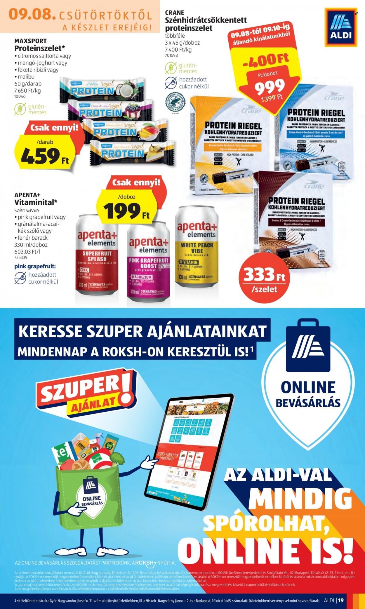 Aldi akciós újságok - 2022.09.08 - 2022.09.14. Oldal 19