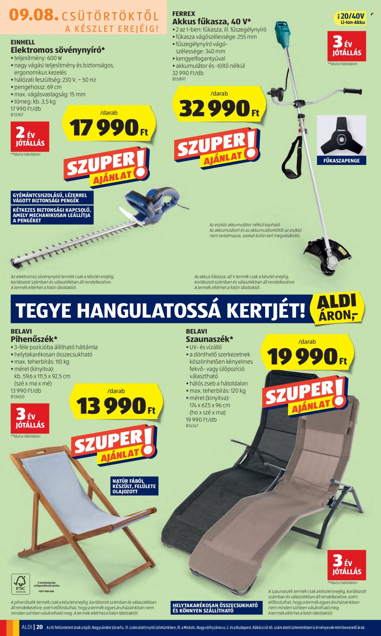 Aldi akciós újságok - 2022.09.08 - 2022.09.14. Oldal 20