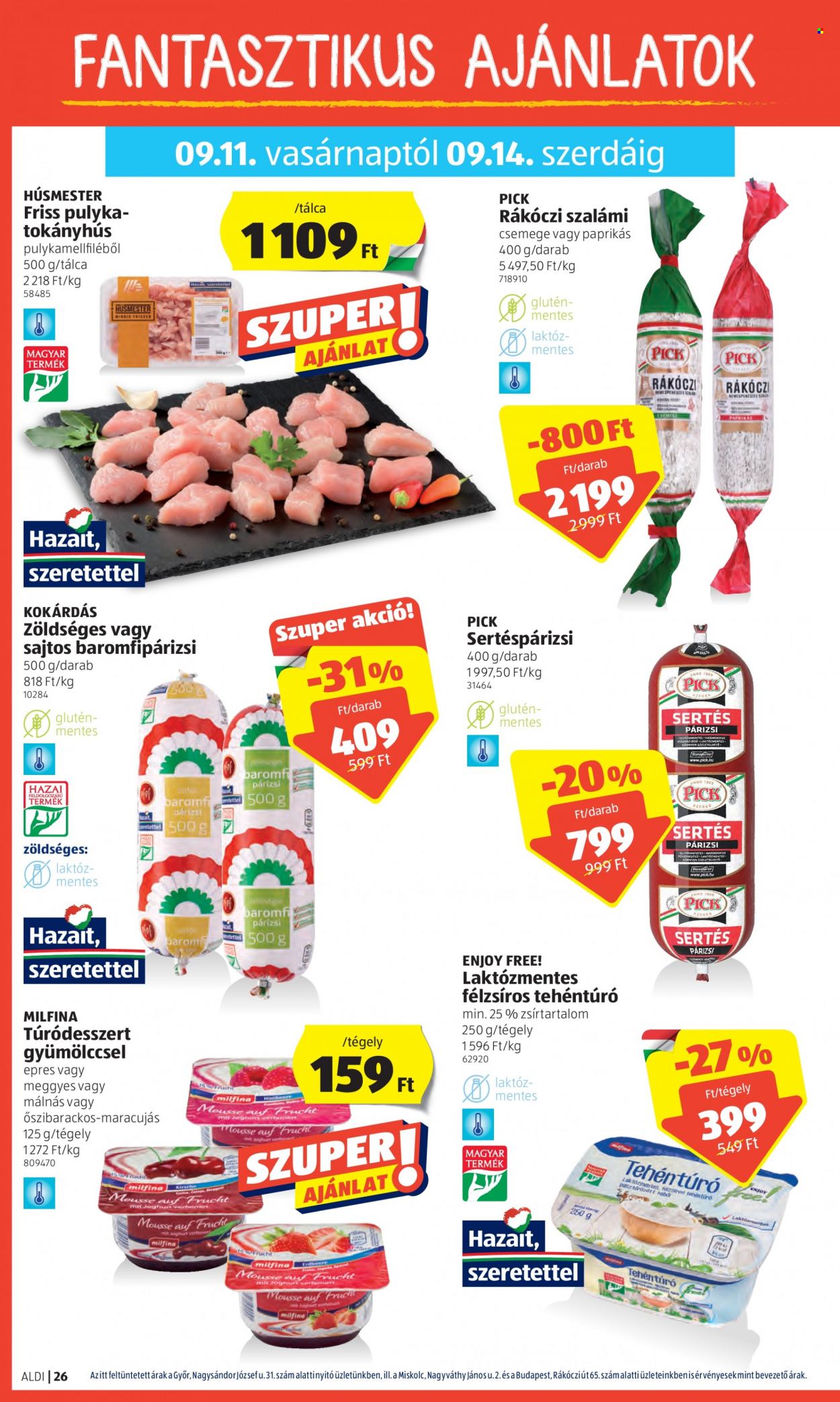 Aldi akciós újságok - 2022.09.08 - 2022.09.14. Oldal 26