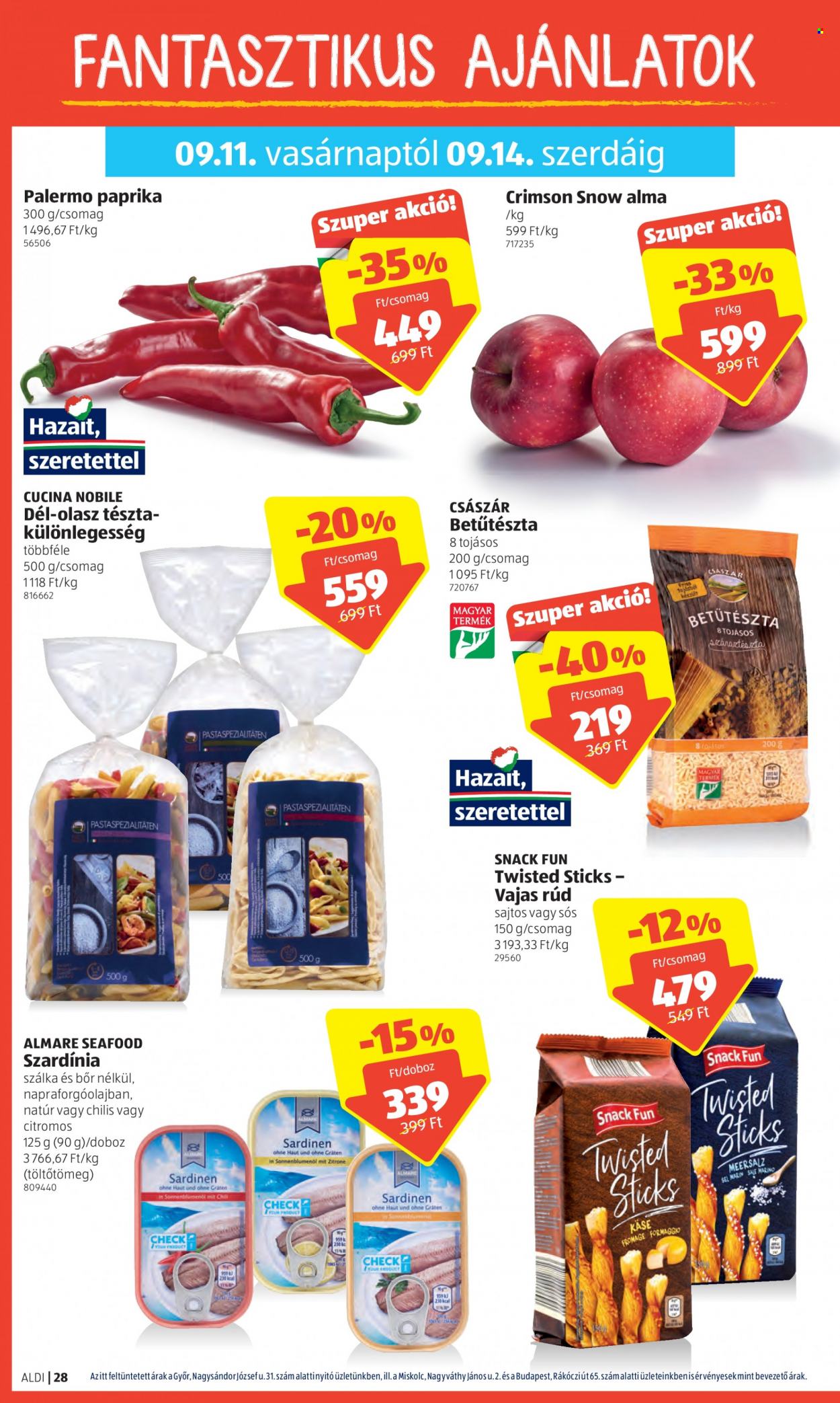 Aldi akciós újságok - 2022.09.08 - 2022.09.14. Oldal 28