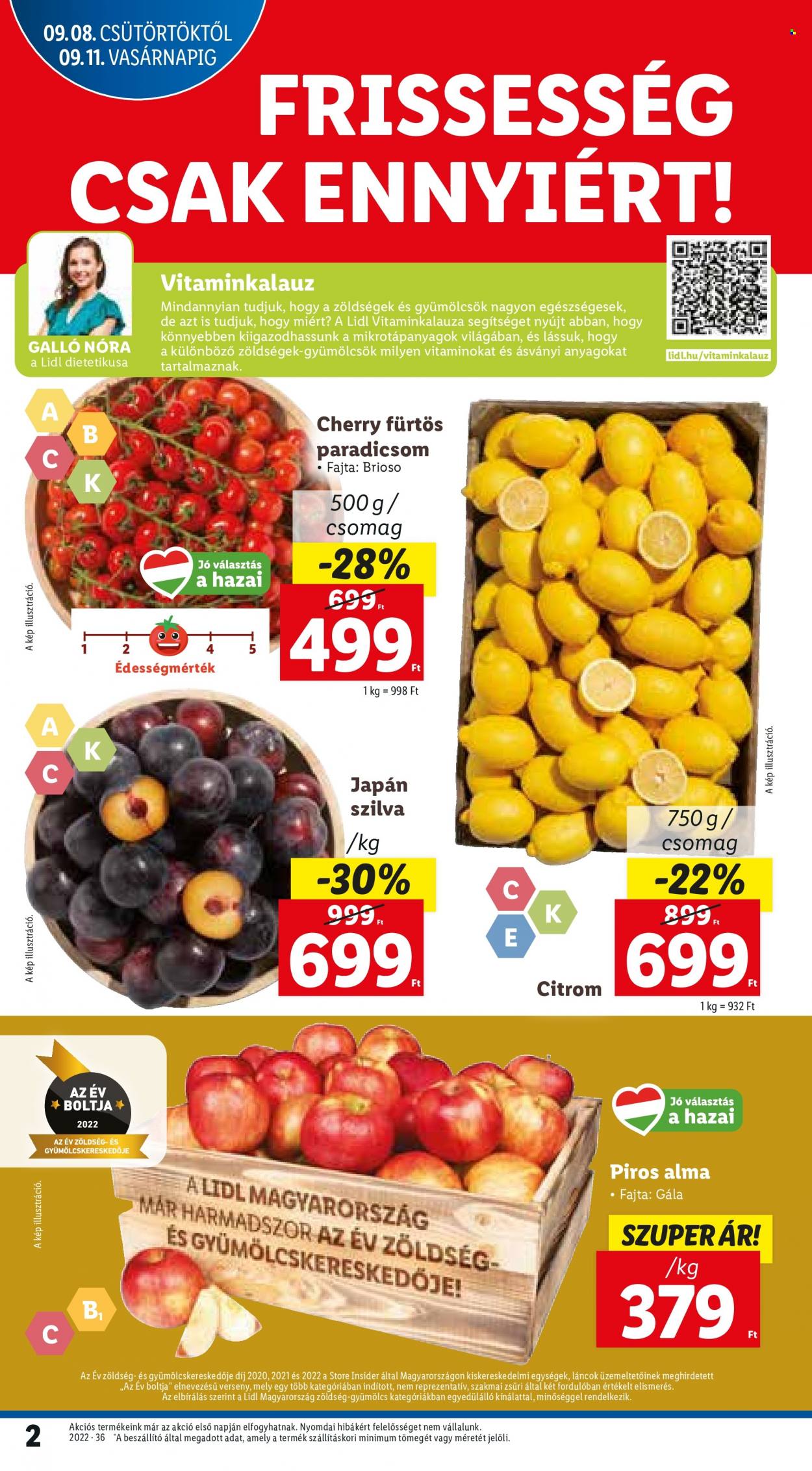 Lidl akciós újságok - 2022.09.08 - 2022.09.14. Oldal 2