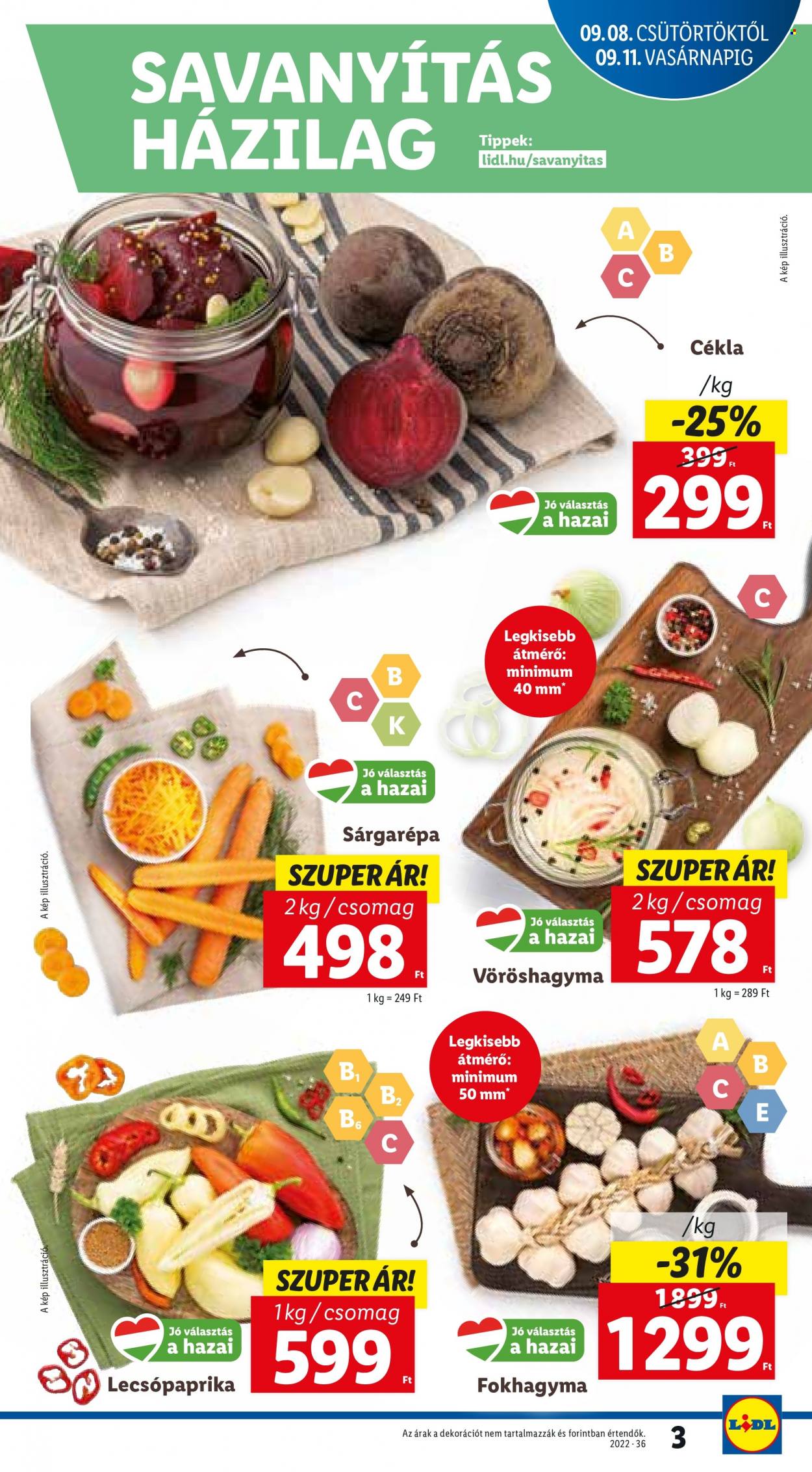 Lidl akciós újságok - 2022.09.08 - 2022.09.14. Oldal 3