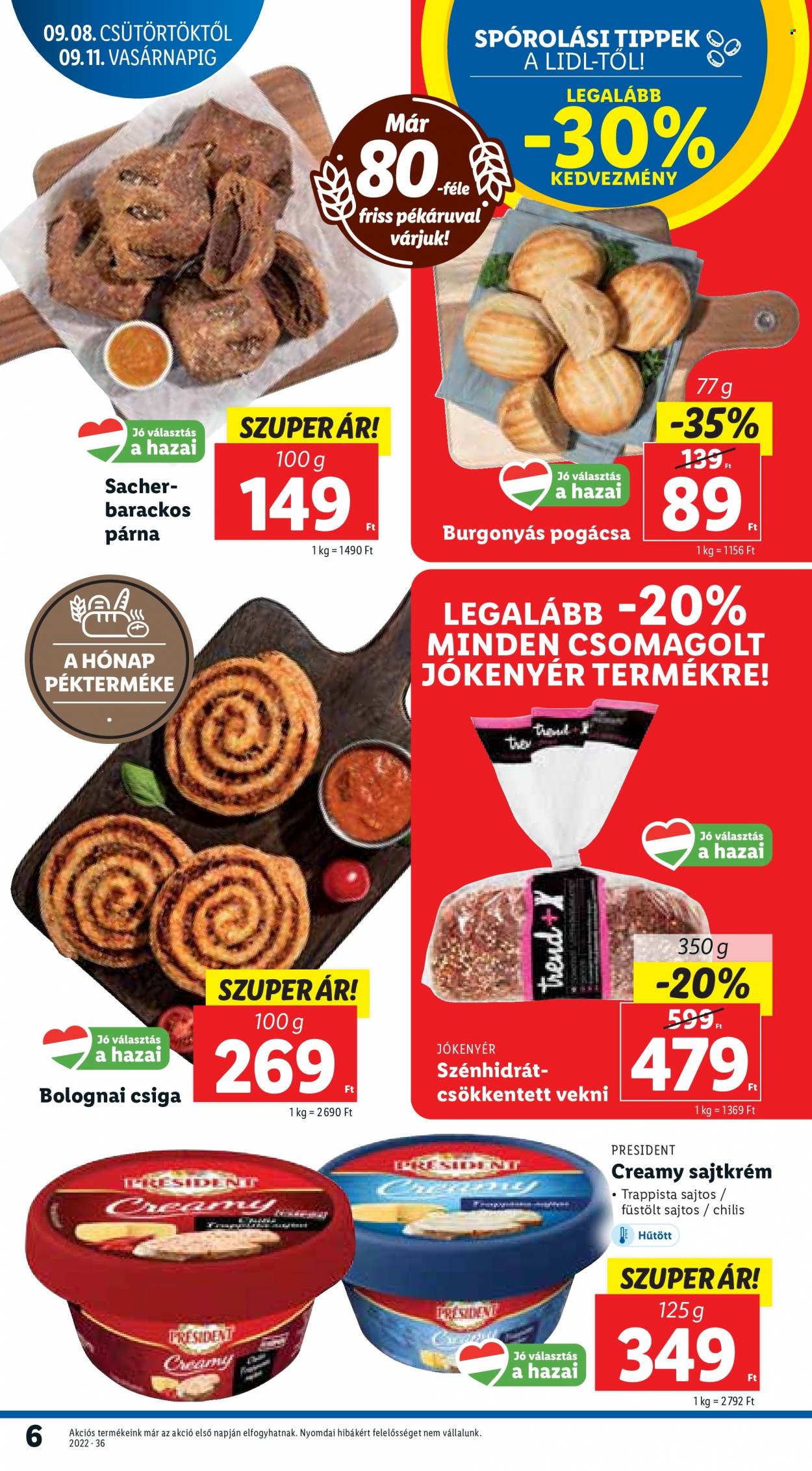 Lidl akciós újságok - 2022.09.08 - 2022.09.14. Oldal 6