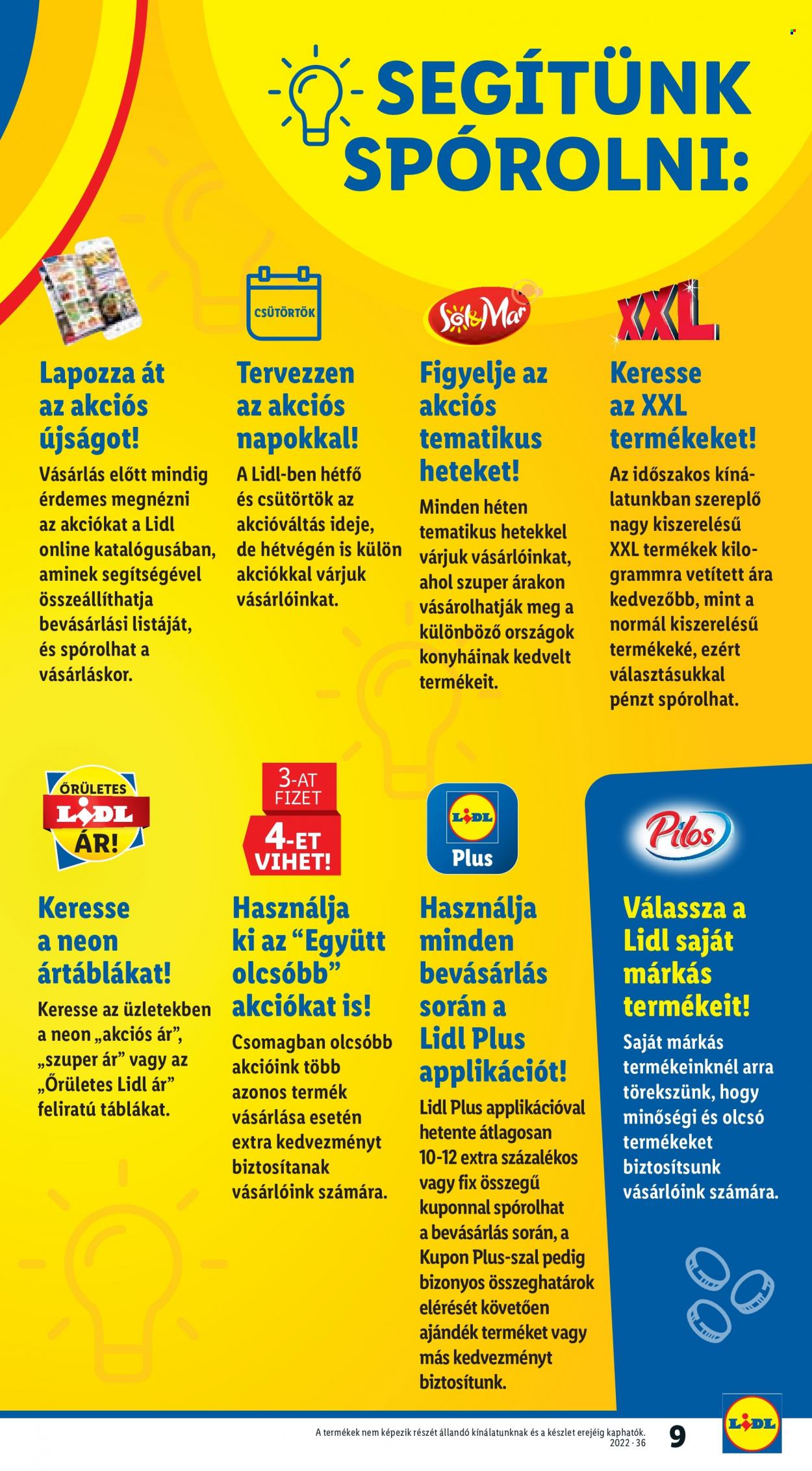 Lidl akciós újságok - 2022.09.08 - 2022.09.14. Oldal 9