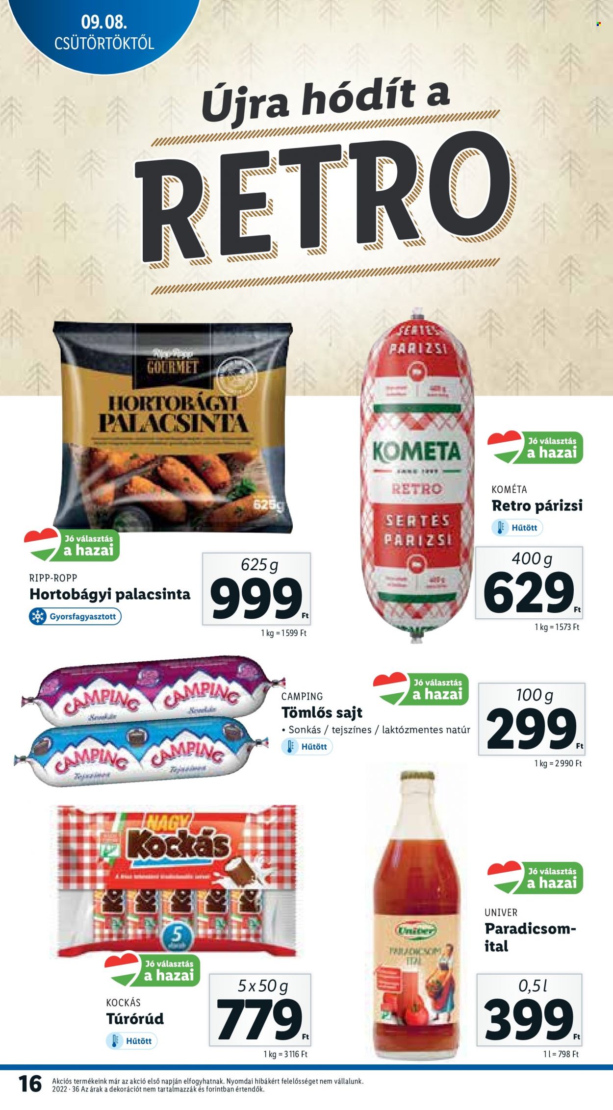 Lidl akciós újságok - 2022.09.08 - 2022.09.14. Oldal 16