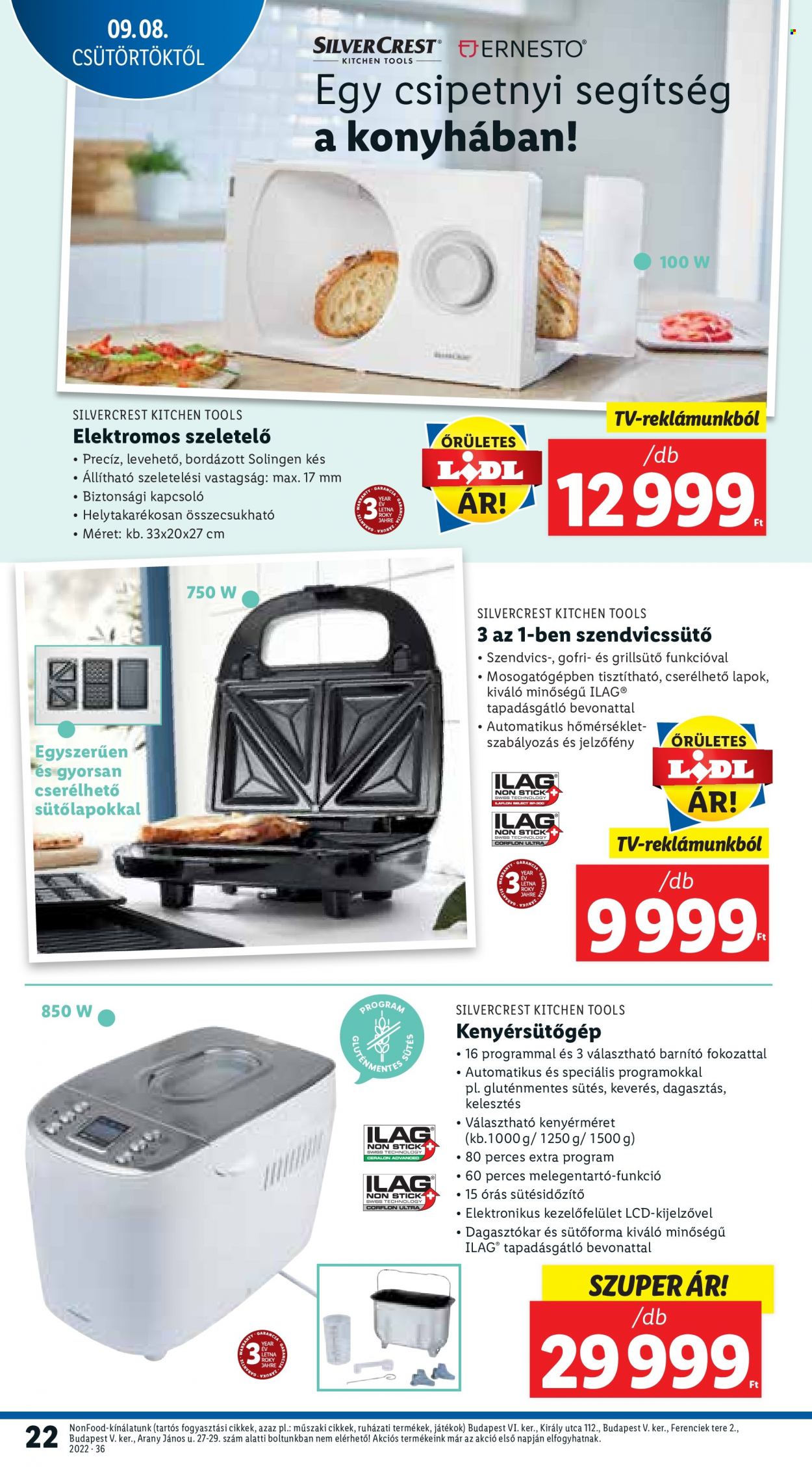 Lidl akciós újságok - 2022.09.08 - 2022.09.14. Oldal 22