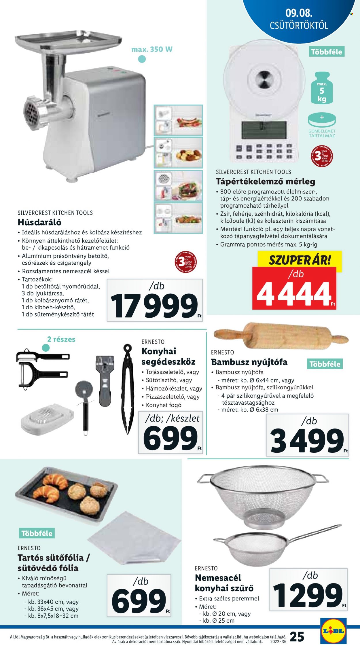 Lidl akciós újságok - 2022.09.08 - 2022.09.14. Oldal 25