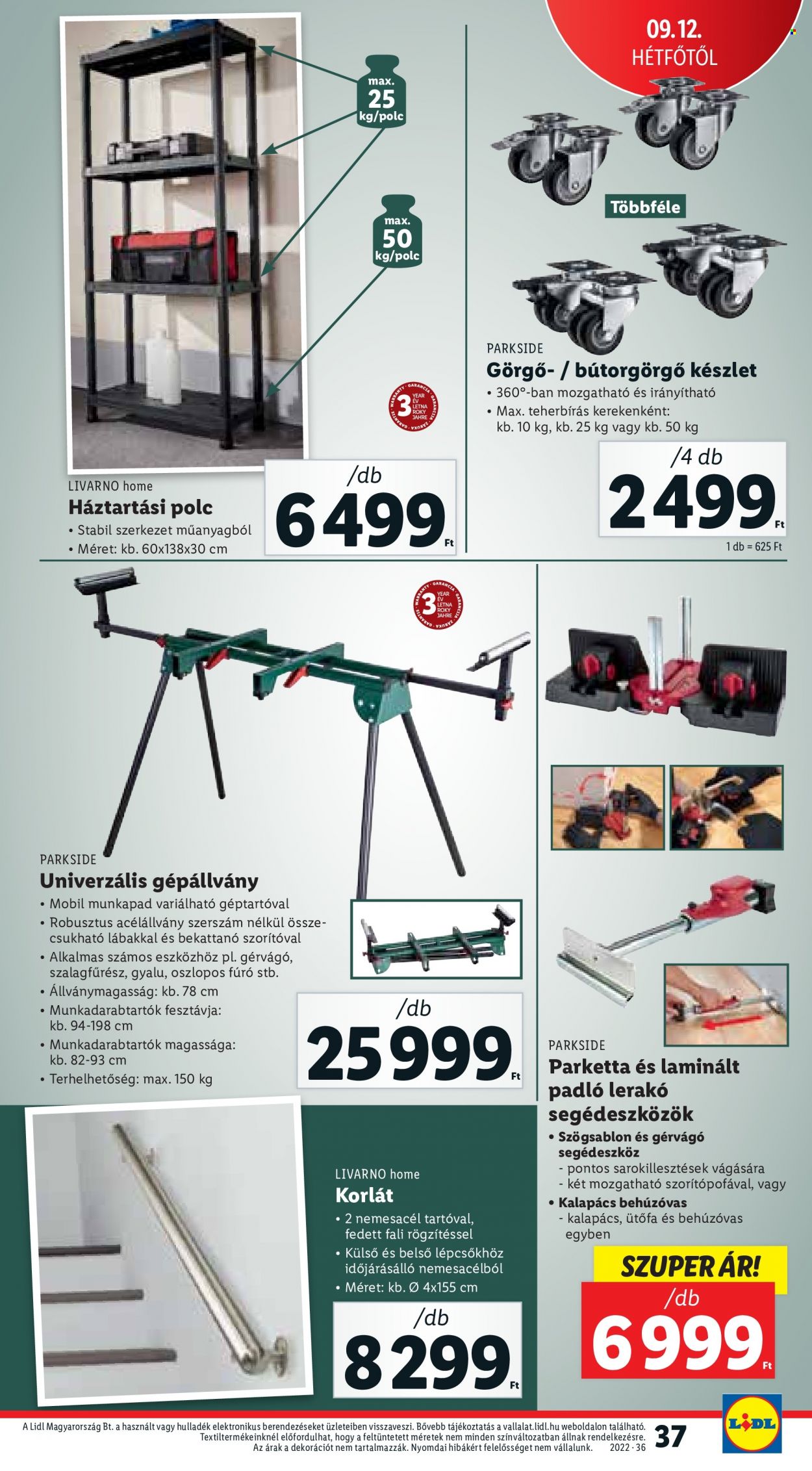 Lidl akciós újságok - 2022.09.08 - 2022.09.14. Oldal 37