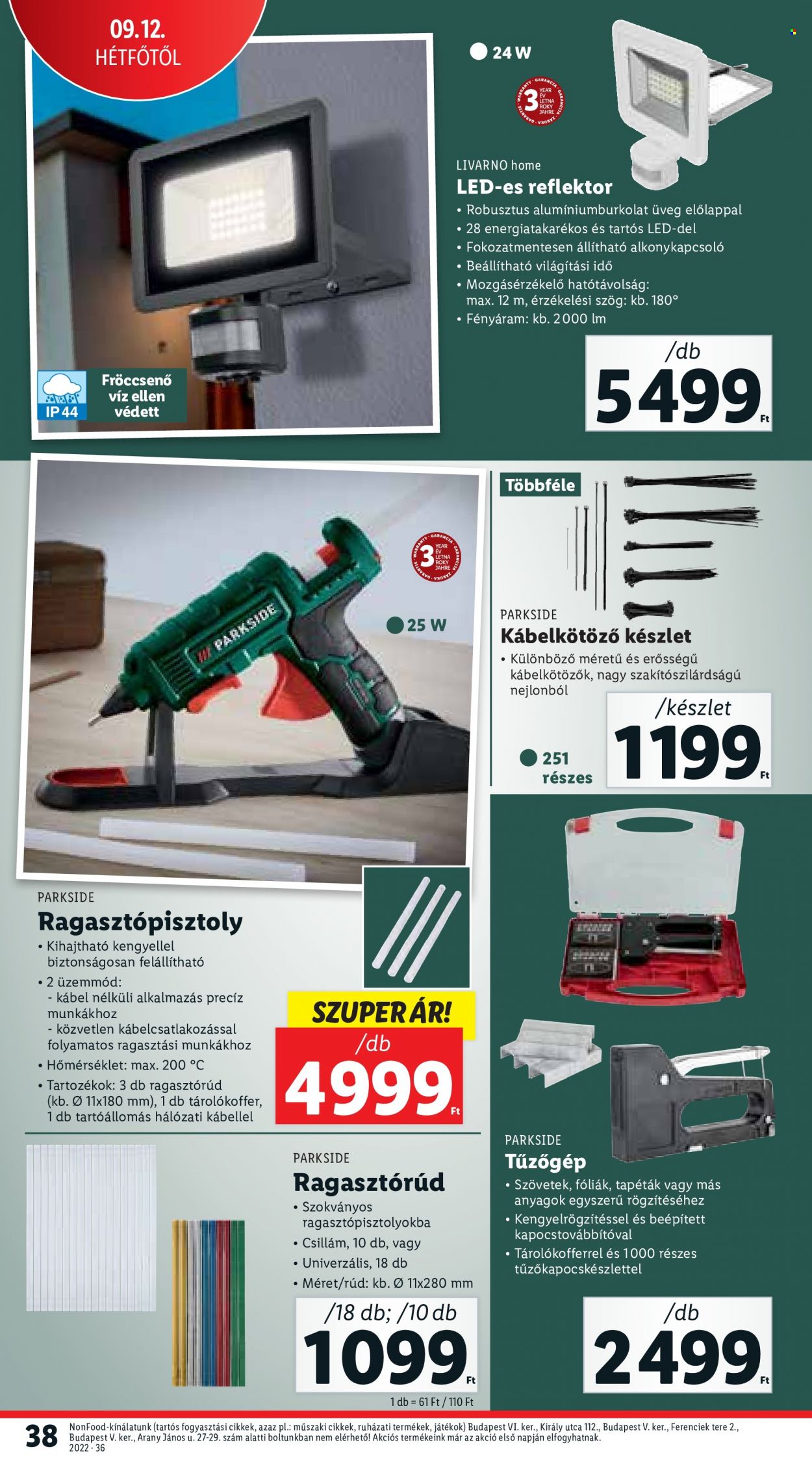Lidl akciós újságok - 2022.09.08 - 2022.09.14. Oldal 38