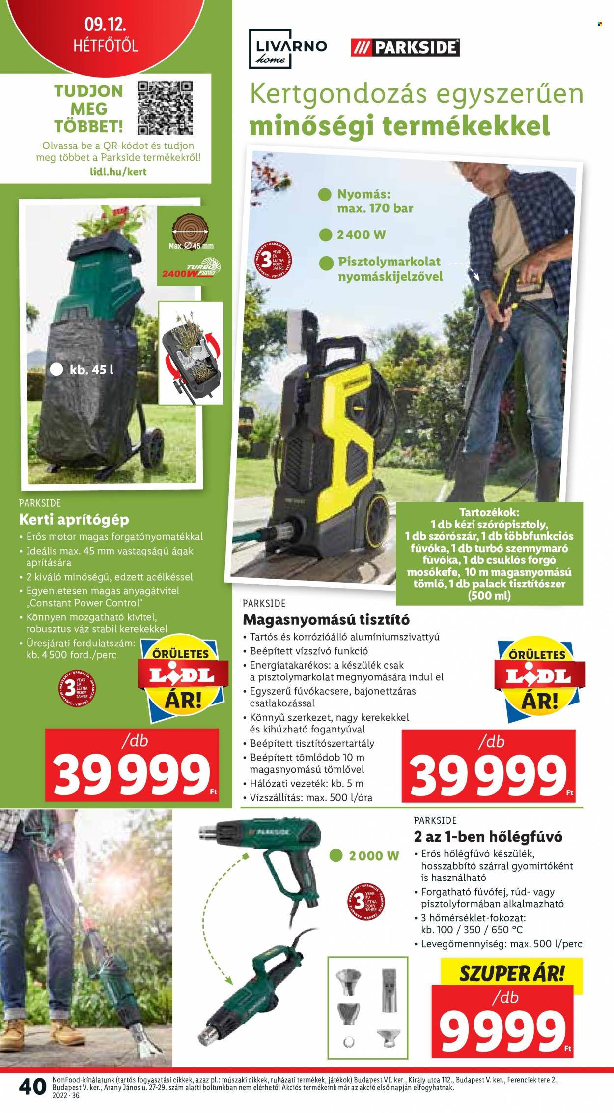 Lidl akciós újságok - 2022.09.08 - 2022.09.14. Oldal 40