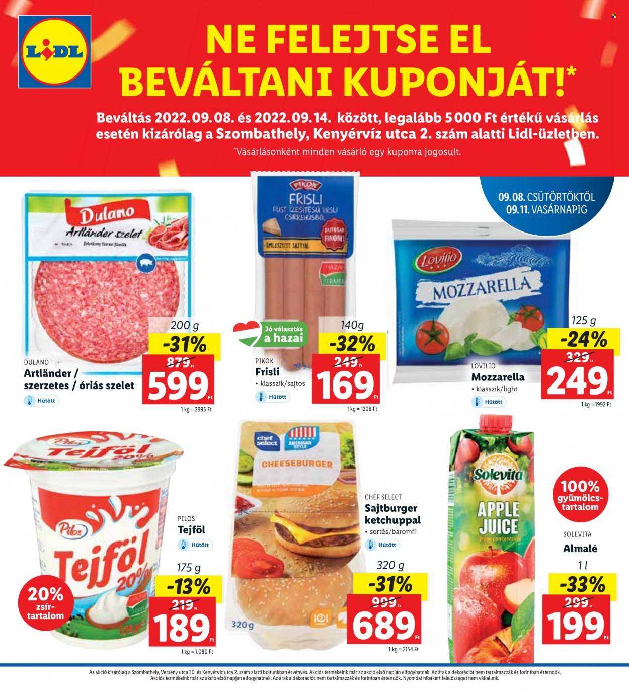 Lidl akciós újságok - 2022.09.08 - 2022.09.11. Oldal 2