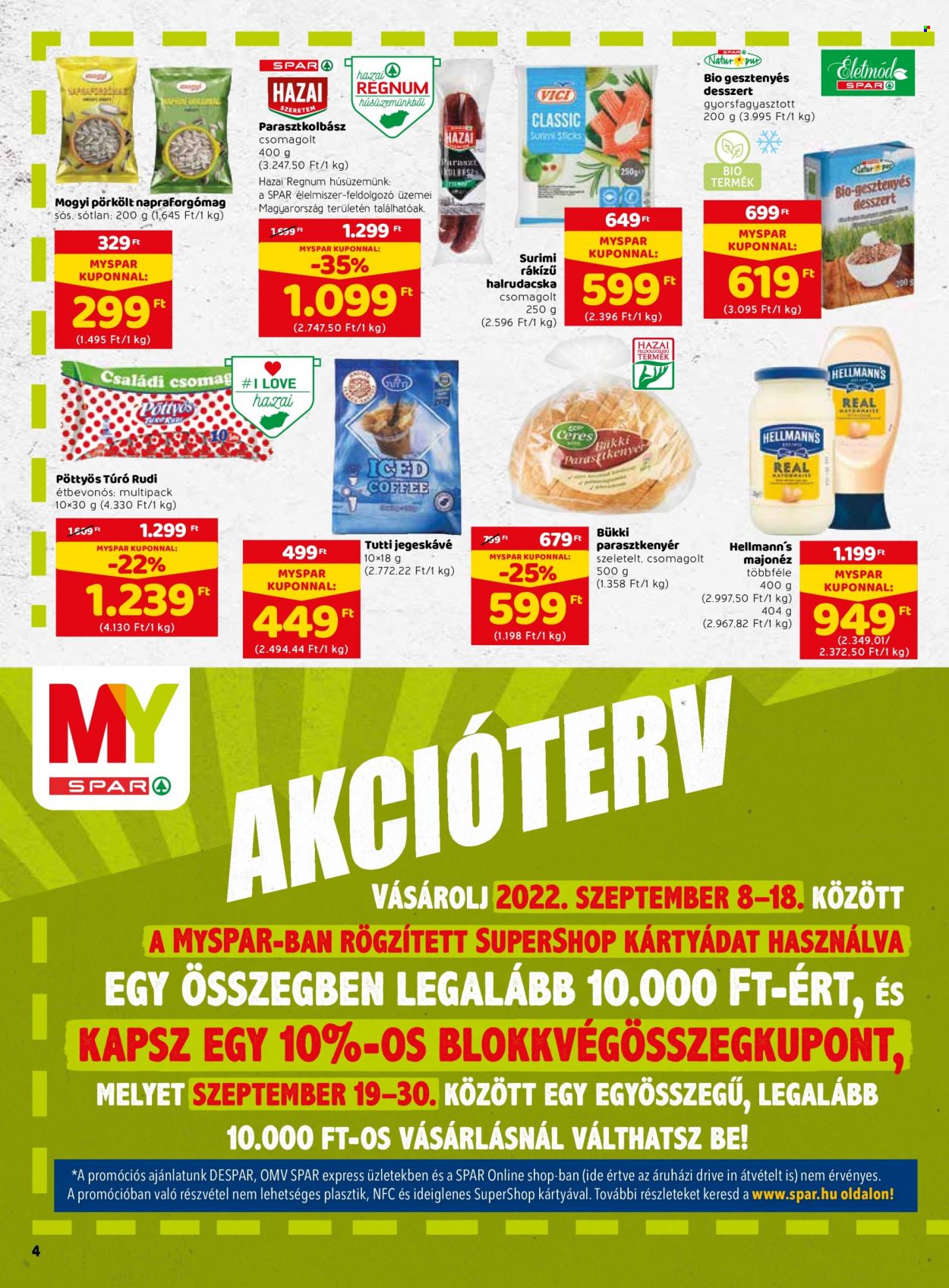 SPAR akciós újságok - 2022.09.08 - 2022.09.14. Oldal 6