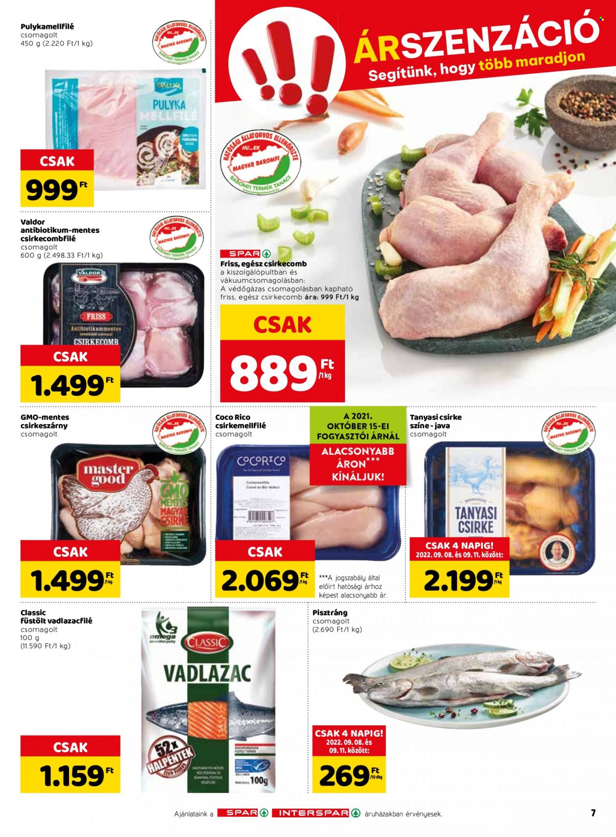 SPAR akciós újságok - 2022.09.08 - 2022.09.14. Oldal 11
