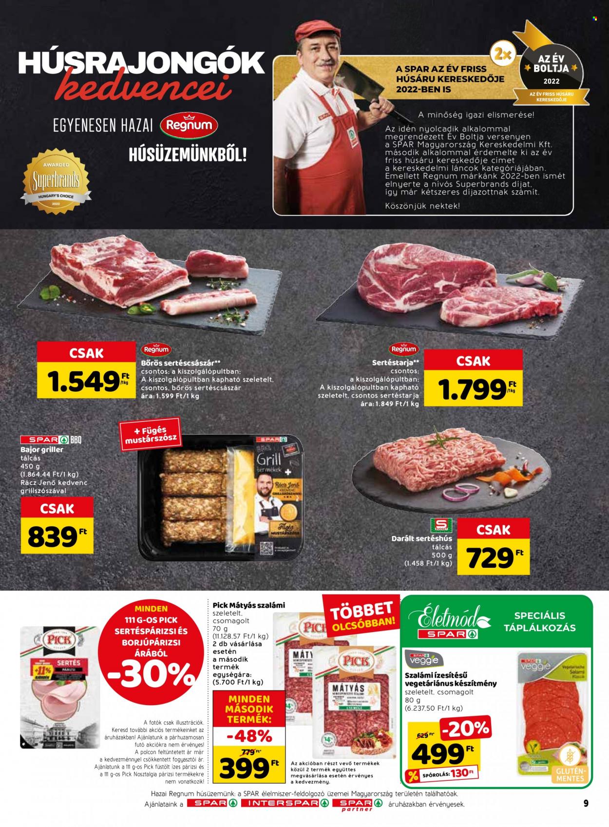 SPAR akciós újságok - 2022.09.08 - 2022.09.14. Oldal 13