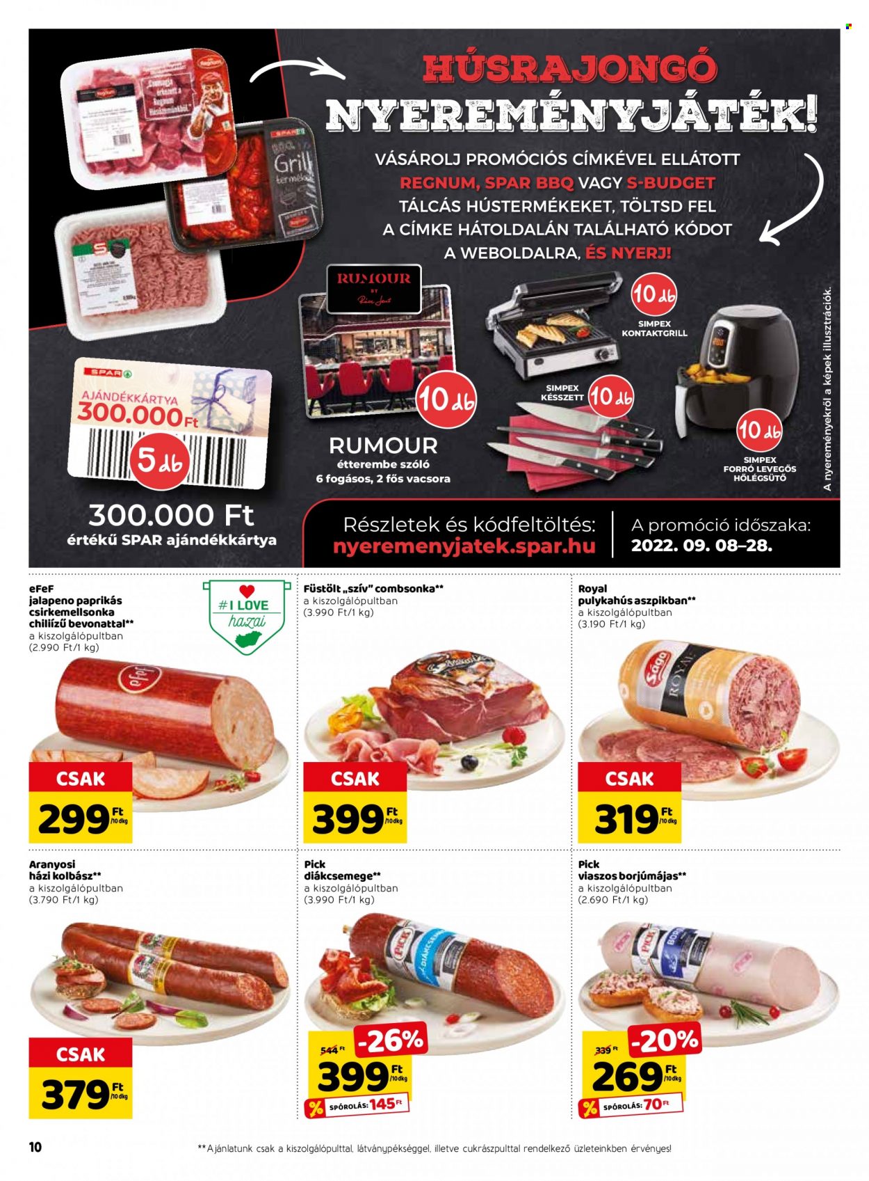 SPAR akciós újságok - 2022.09.08 - 2022.09.14. Oldal 14