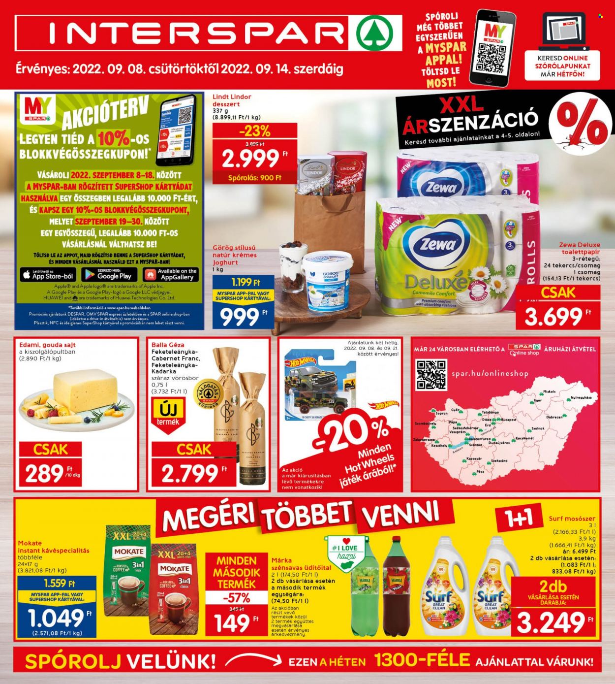INTERSPAR akciós újságok - 2022.09.08 - 2022.09.14. Oldal 1