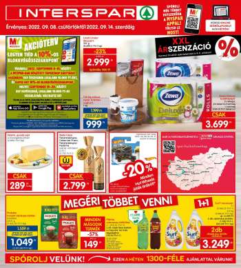 Újság INTERSPAR - 2022.09.08 - 2022.09.14.