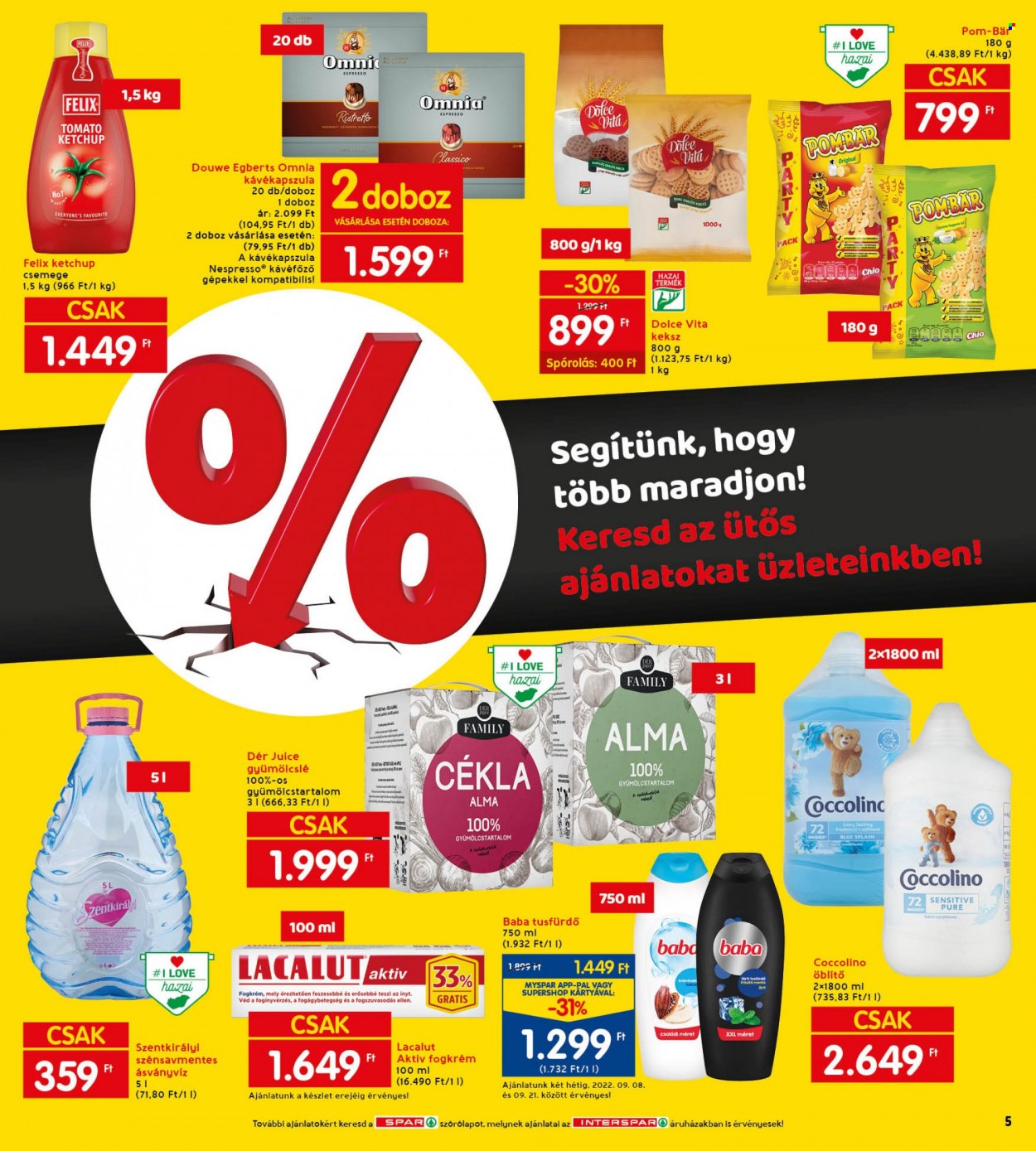 INTERSPAR akciós újságok - 2022.09.08 - 2022.09.14. Oldal 7