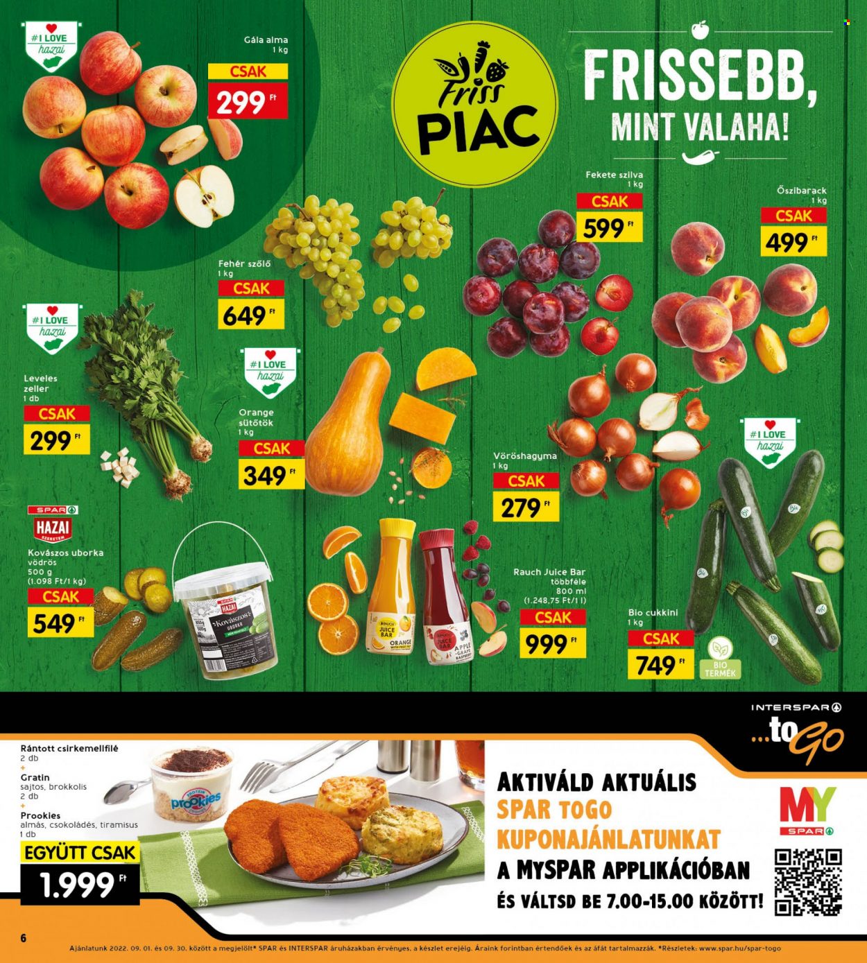 INTERSPAR akciós újságok - 2022.09.08 - 2022.09.14. Oldal 10