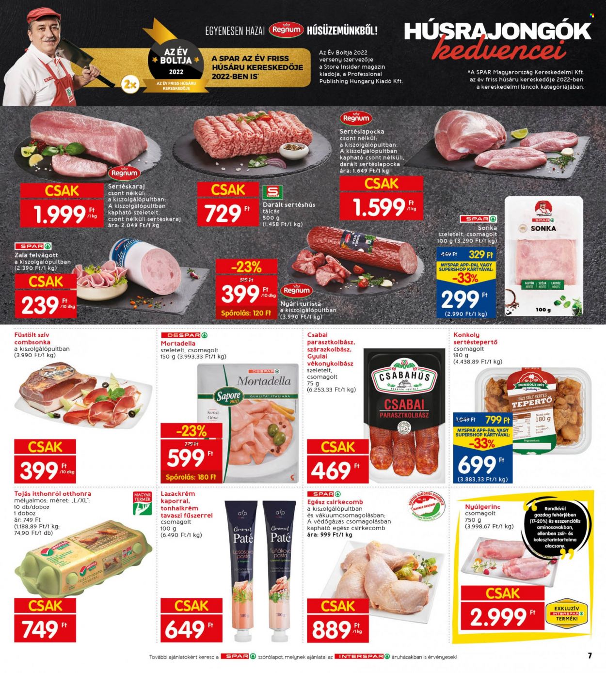 INTERSPAR akciós újságok - 2022.09.08 - 2022.09.14. Oldal 11
