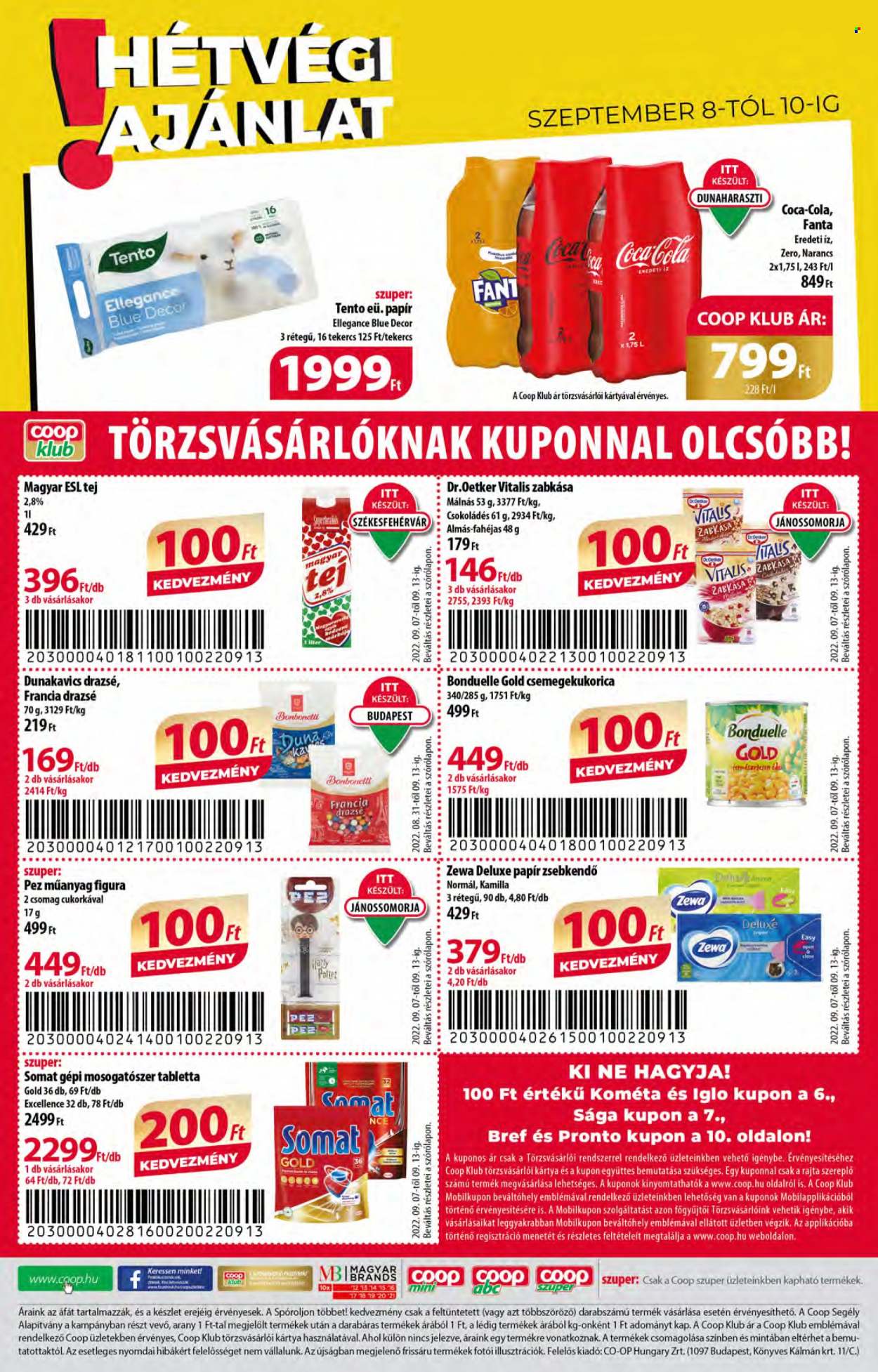 Coop akciós újságok - 2022.09.07 - 2022.09.13. Oldal 12