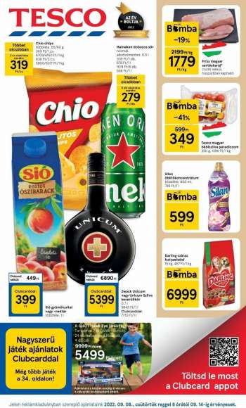 Újság TESCO - 2022.09.08 - 2022.09.14.
