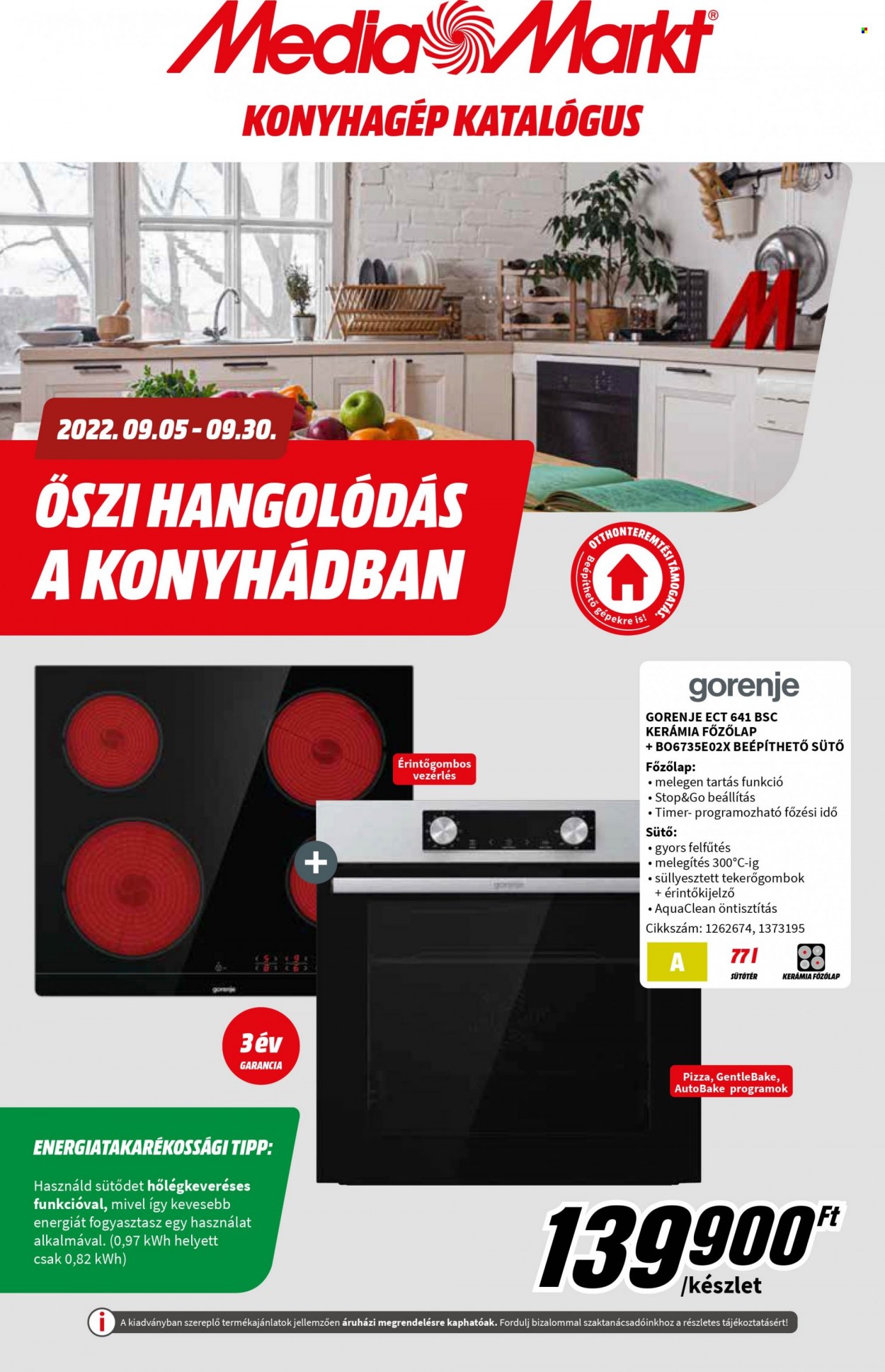 MediaMarkt akciós újságok - 2022.09.05 - 2022.09.30. Oldal 1