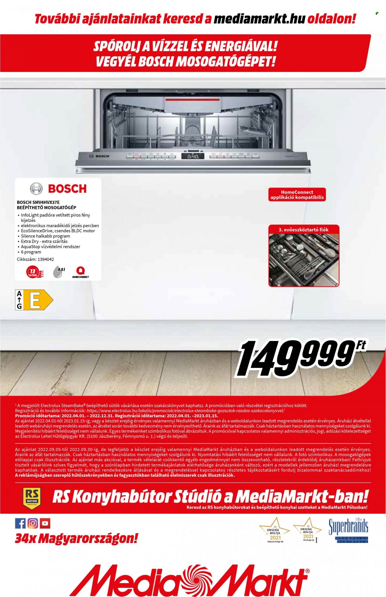 MediaMarkt akciós újságok - 2022.09.05 - 2022.09.30. Oldal 20