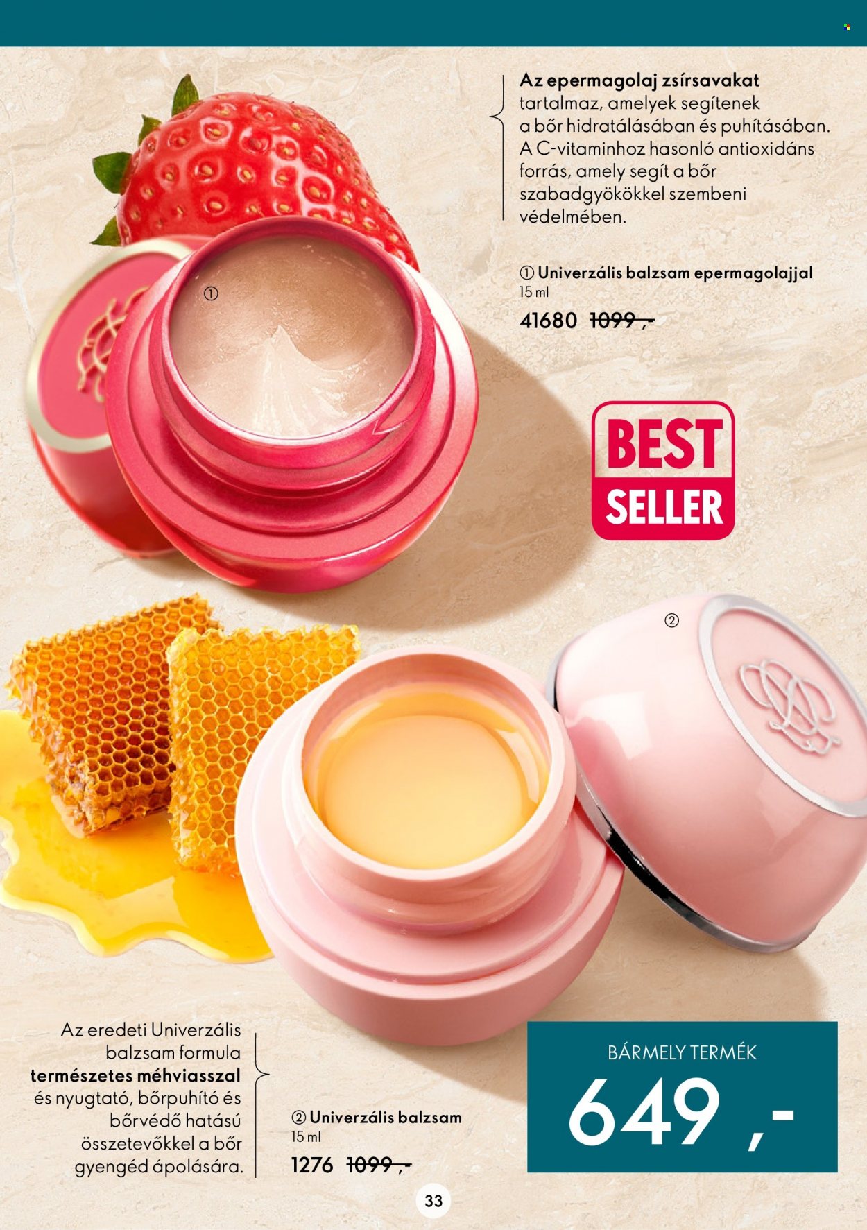 Oriflame akciós újságok - 2022.09.07 - 2022.09.27. Oldal 33