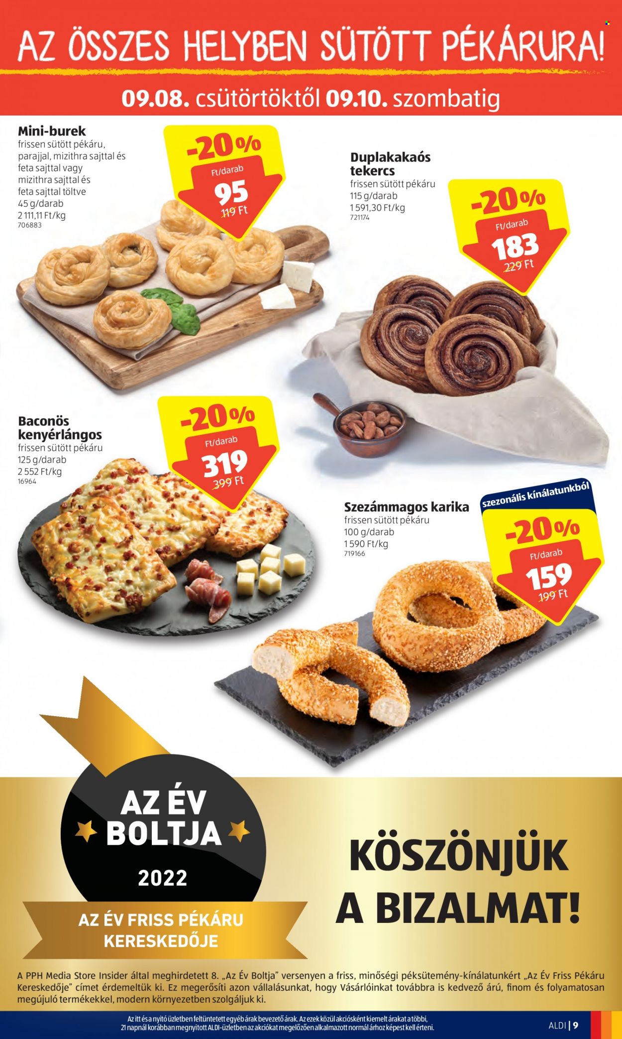 Aldi akciós újságok - 2022.09.08 - 2022.09.10. Oldal 9