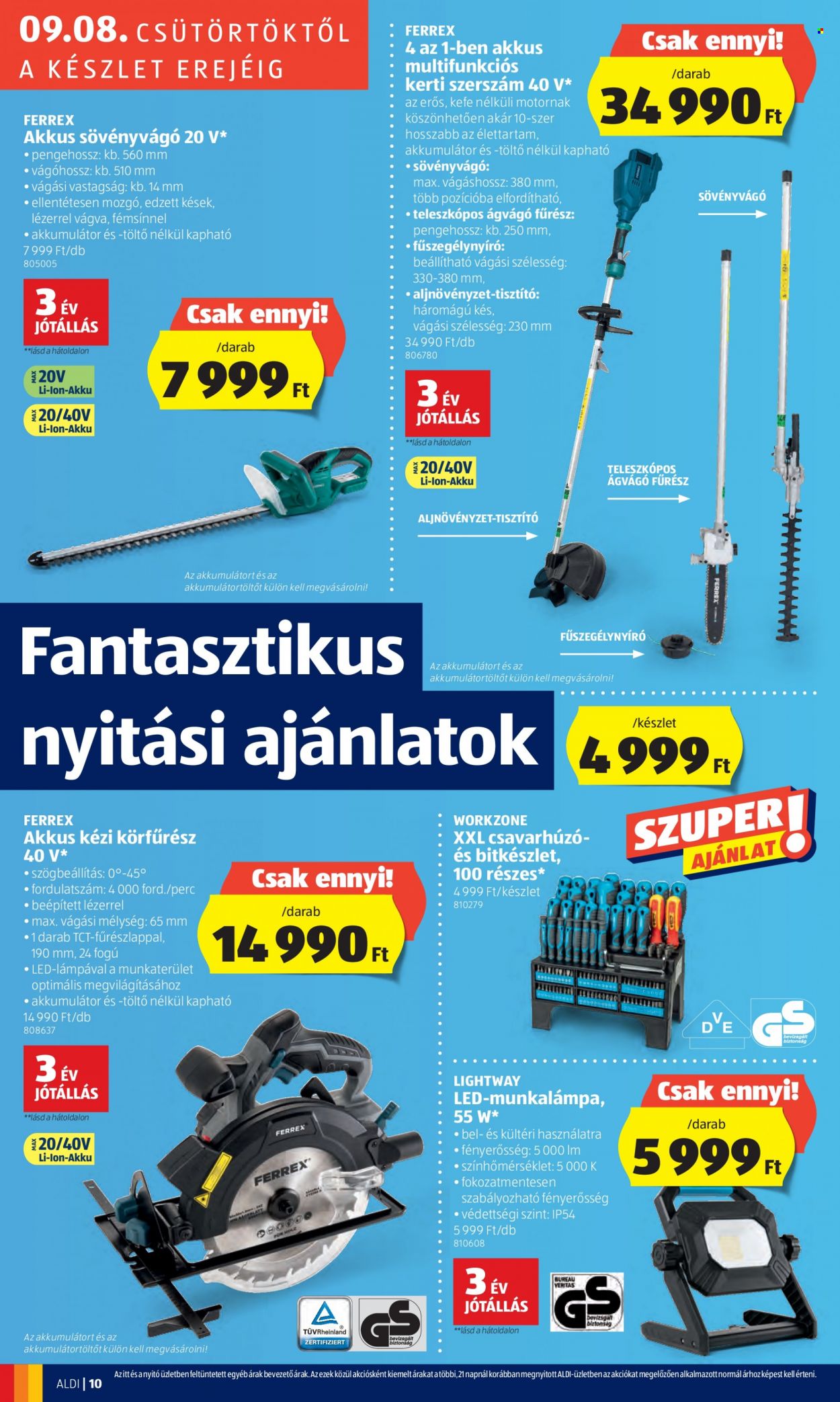 Aldi akciós újságok - 2022.09.08 - 2022.09.10. Oldal 10
